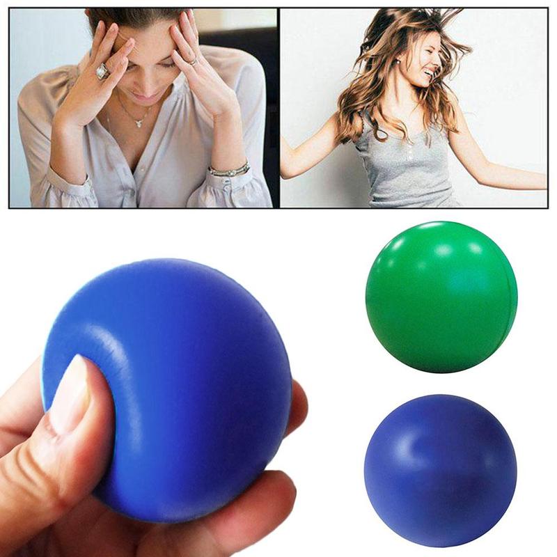 Soft Anti Stress Ball Toys Reduce Worksplace Stress Squeeze Round Ball Stress Pressure Relief Inspire Caring Novelty Funny Toy