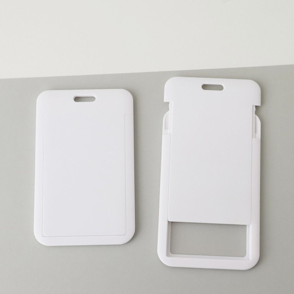 Tarjetero de plástico para estudiantes, funda bonita para tarjetas de crédito