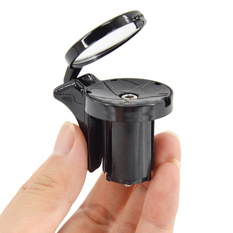Cycling Rearview Mirror Side Safe Cycling Mirrors Rotatable Bar End Bike Bicycle Mirror Handlebar Plug Rear View