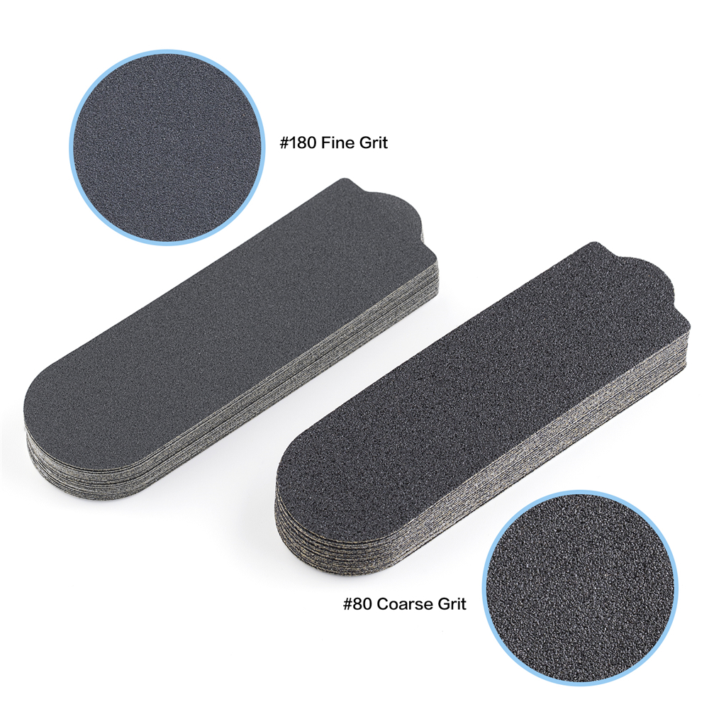 20 Stks/zak Voetvijlen Schuurvervangers Voor Pedicure-Voetvijlen Voetverzorging-Gereedschapsbestand-Eeltverwijderaar Dode Huid Voetrasp Bijvullen