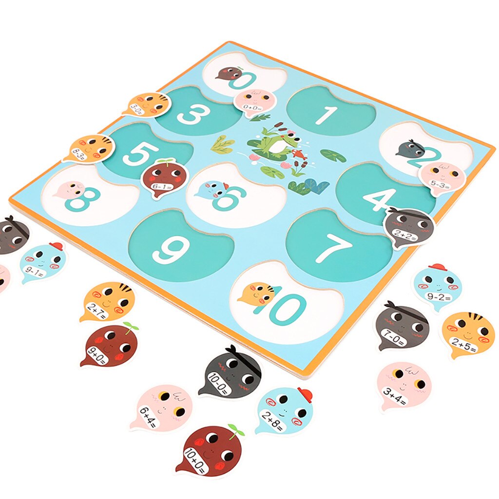 Kinderen Speelgoed Puzzel Optellen En Aftrekken Wiskunde Vroege Onderwijs Spelletjes Speelgoed