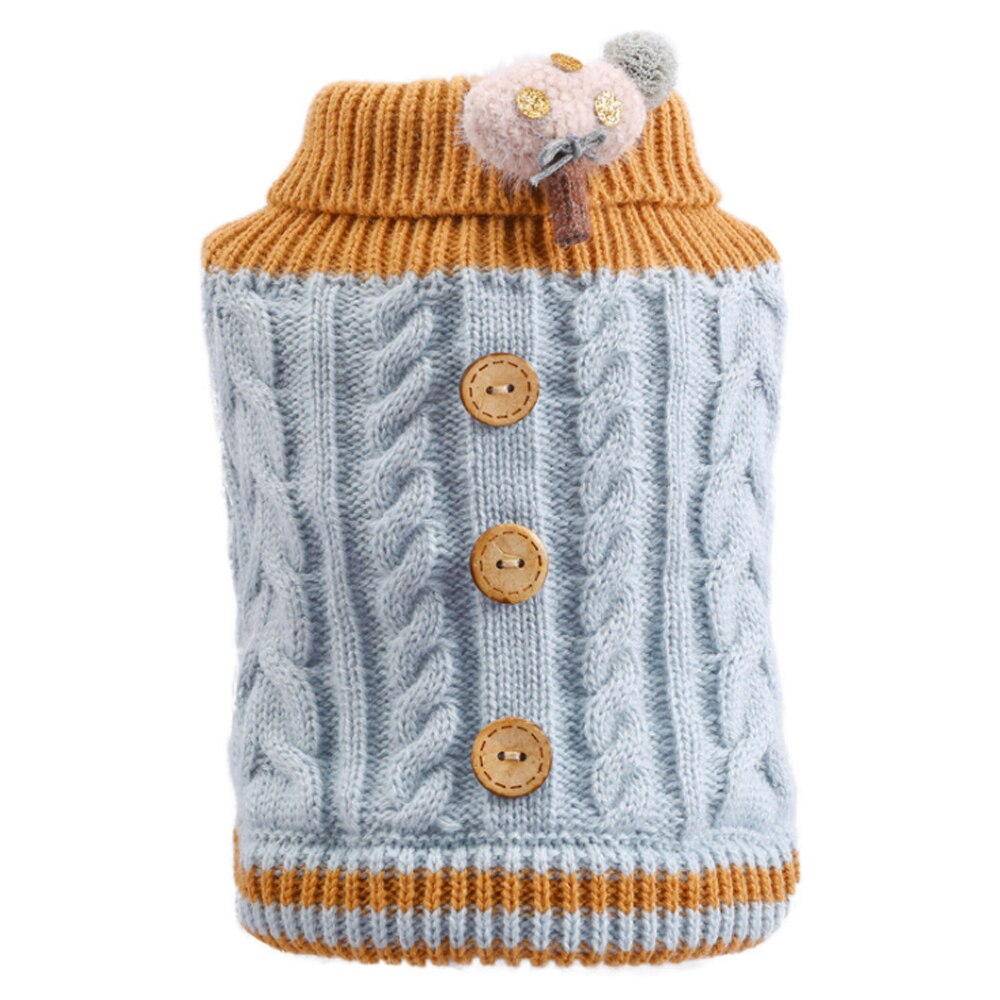 Roupas de cachorro para cães pequenos roupas de cachorro quente roupa de cachorro casaco de inverno roupas de cachorro macio para cães pequenos chihuahua: Blue / S