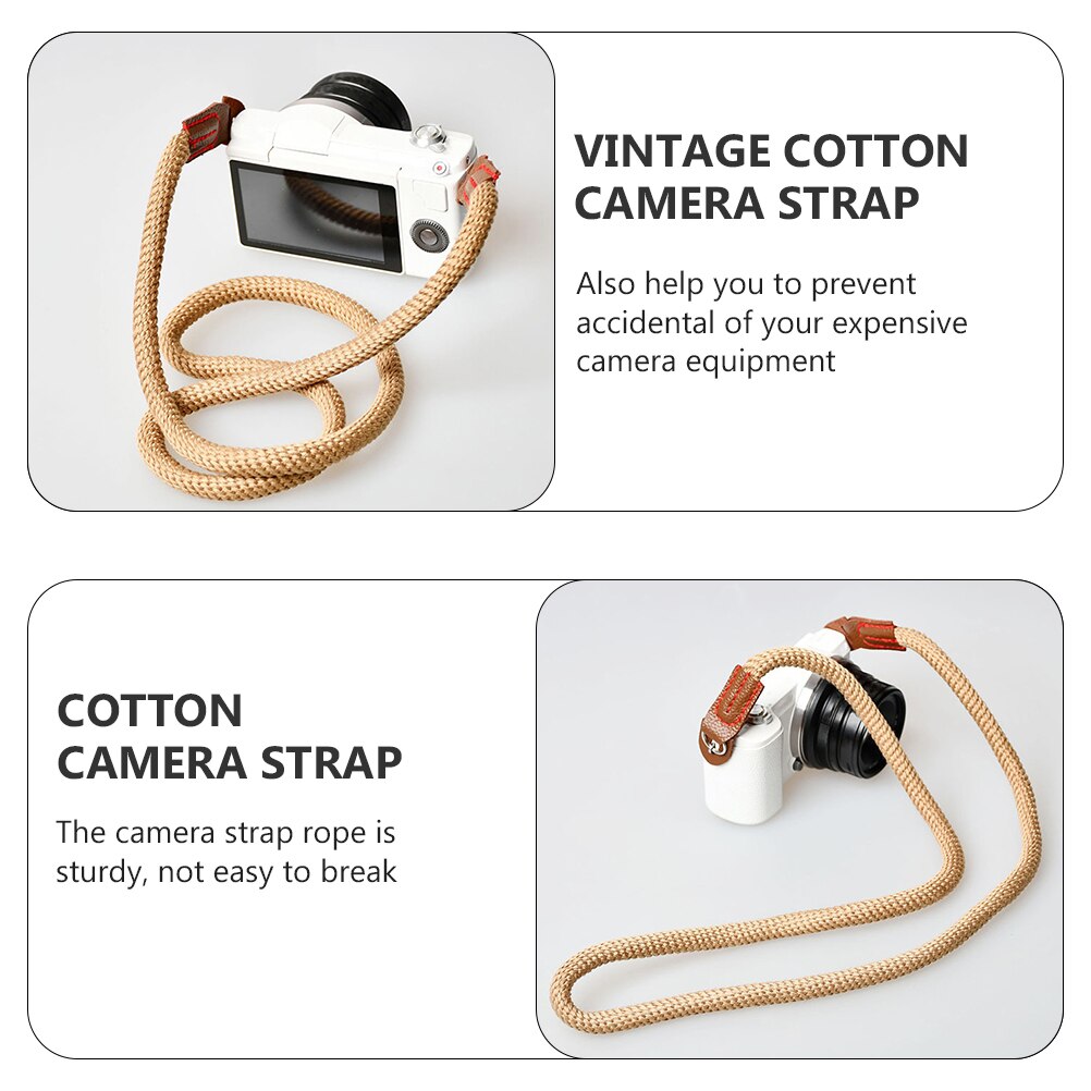 Vintage Camera Neck Strap Katoen Camera Riem Riem Camera Katoen Neck Strap
