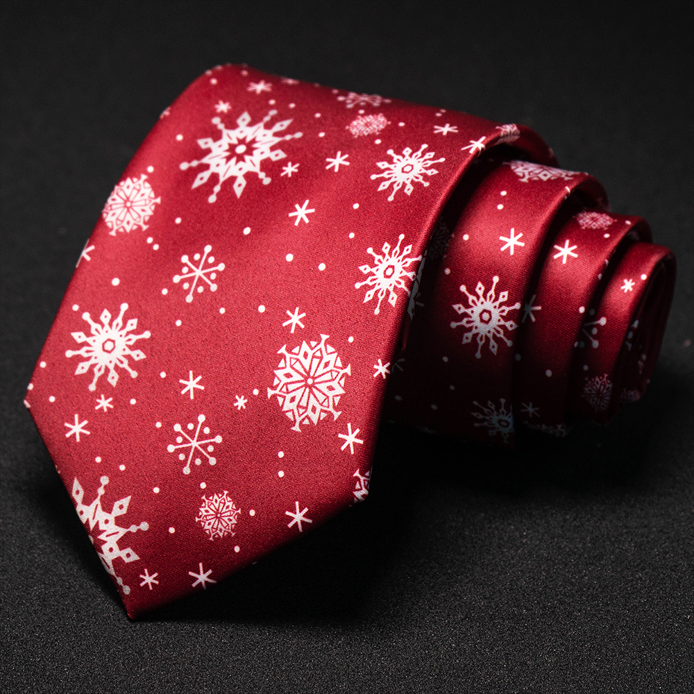 EASTEPIC Classic Print Neckties Fashionable Men's Ties Colorful Ties for Men Christmas Party Accessory Santa Claus