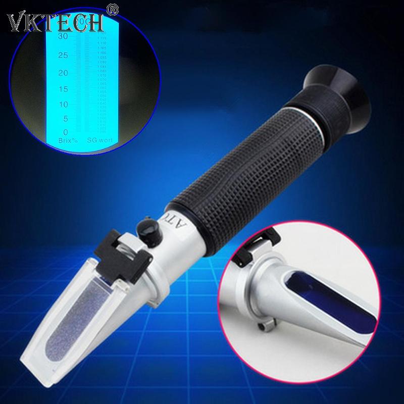 ATC Auto Battery Refractometer Engine Fluid Glycol Antifreeze Freezing Point Car Battery Refractometer Antifreeze Tester