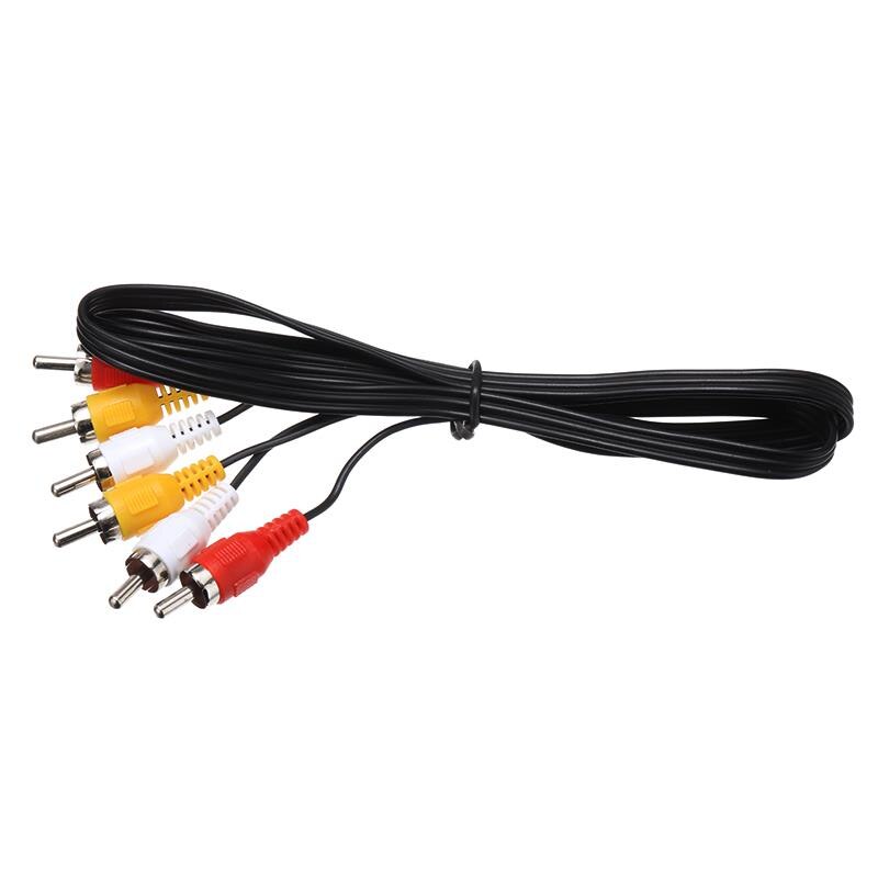 MAYITR 1pc Black VCD CD Music Disc Player Portable Household Mini DVD Players With Remote Control And AV Cables