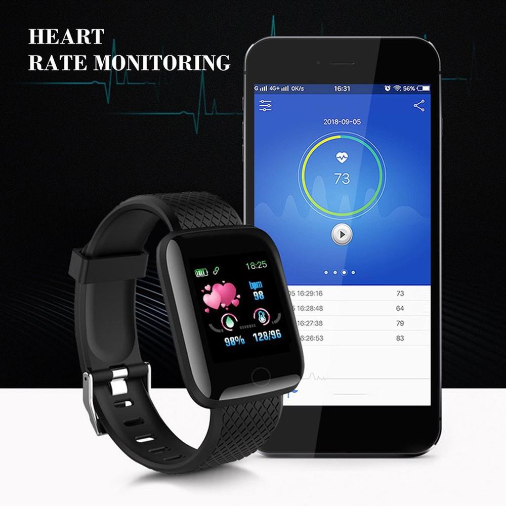 Smart fitness armbånd pulsmåling sport tracker ur søvnovervågning test sundhed vandtæt smart armbånd