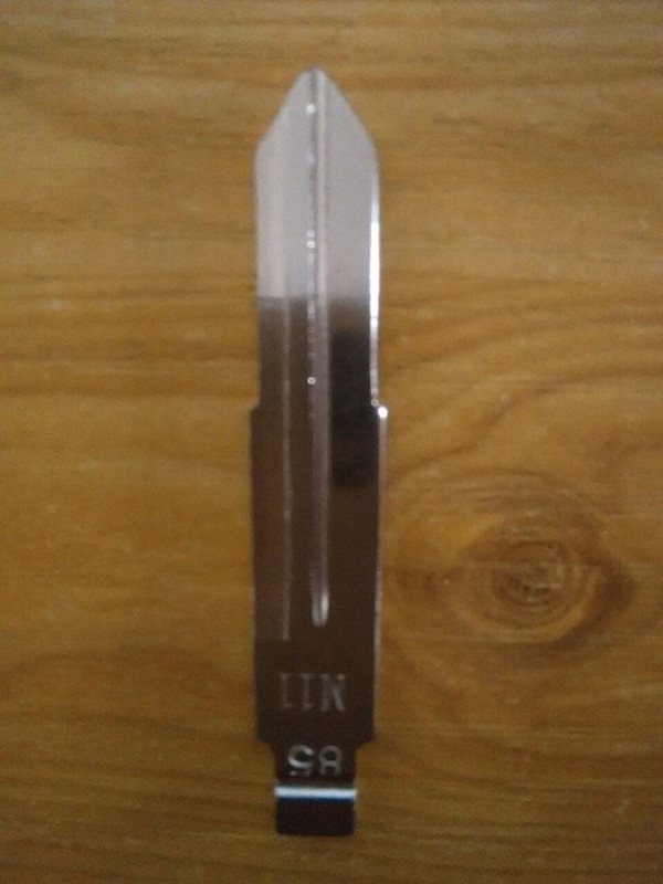 Nr. .85 nøgleblad til chery  a3 a5 m11 midterste rille, der kan foldes, fjernbetjeningstast
