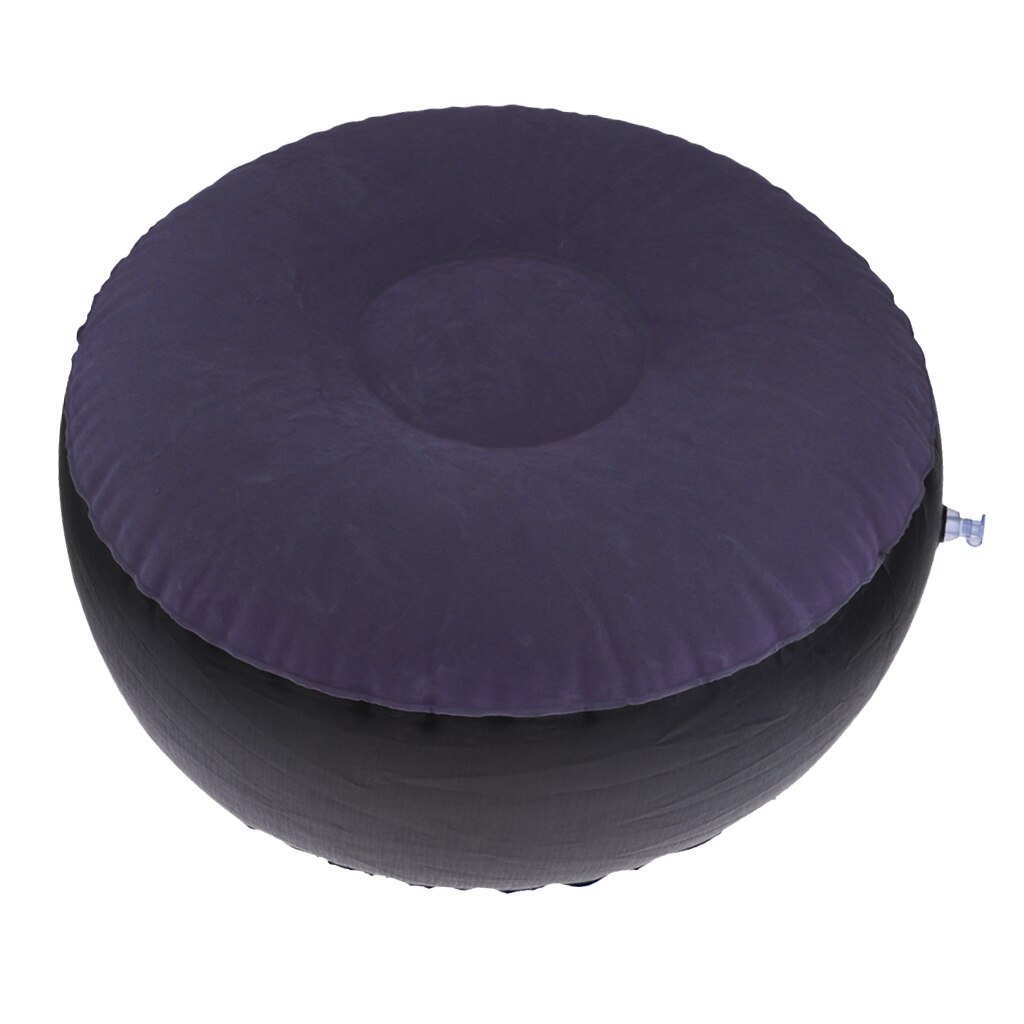 Aufblasbare Hocker Hocker Tragbare Terrasse Salon Luft Stuhl Hocker 62x32cm