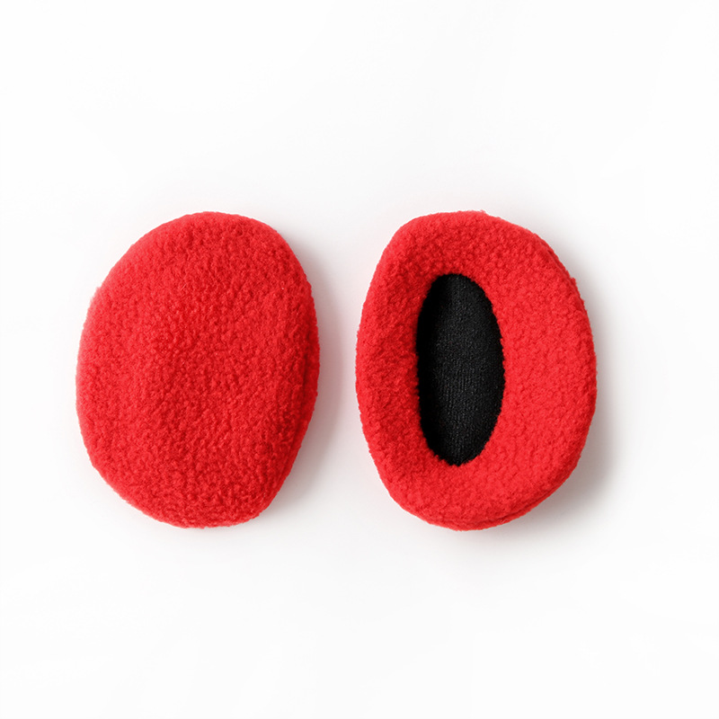 Orejeras sin banda para hombre y mujer, protectores de orejas gruesos y cálidos de lana, a prueba de viento, para clima frío, para invierno, 1 par