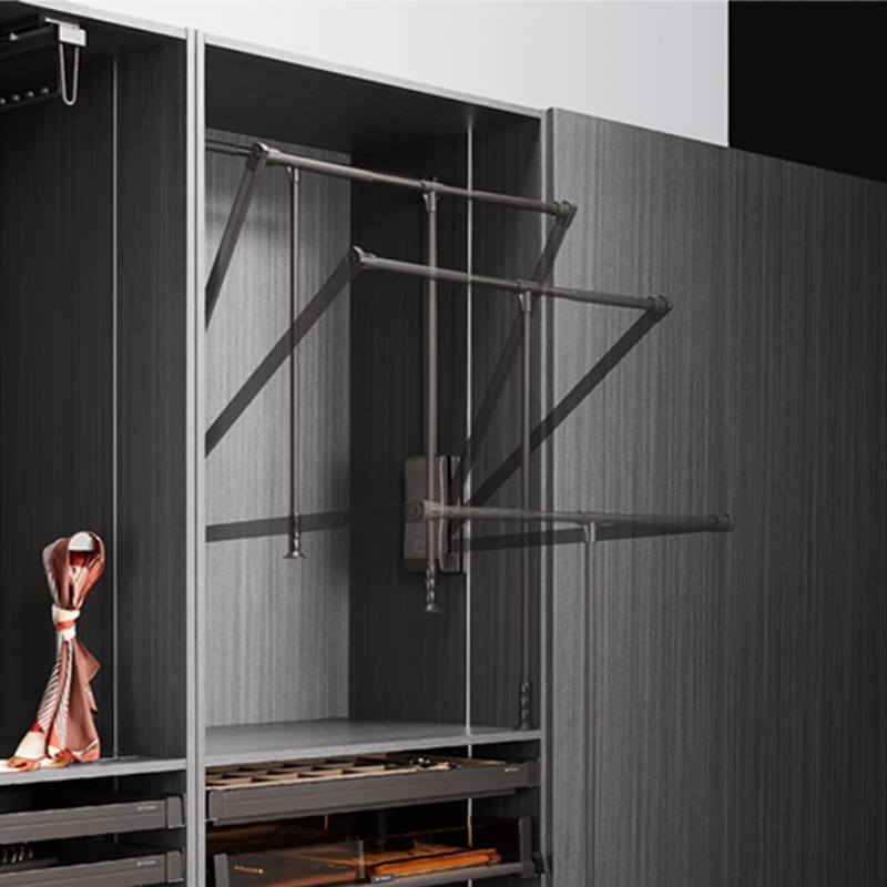 Lift Hangende Kledingrek Pull-down Garderobe Automatische Terugkeer Garderobe Garderobe Telescopische Kleerhanger Huishoudelijke Hardware
