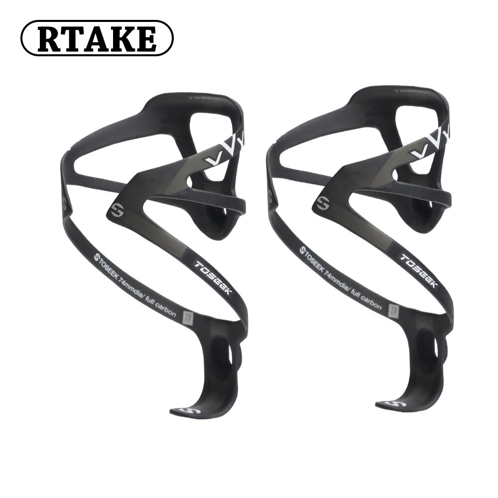 Toseek xxx/rxl kolfiberbur svart ud bur kolfiber cykeltillbehör: Svart -2pc