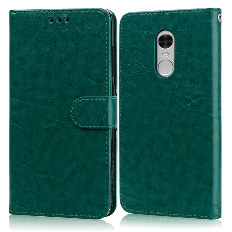 Custodia Flip in pelle per Xiaomi Redmi Note 4 custodia per Redmi Note 4 Note4 custodia per telefono per Fundas Xiaomi Redmi Note 4X borse: For Redmi Note 4 / Dark Green