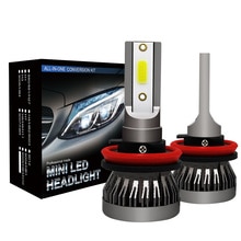2 stks/set Auto Koplamp Lamp LED 9006 9005 H1 H7 H11 H4 90W 12000LM 6000K Led Lamp Verlichting auto Koplampen Kit