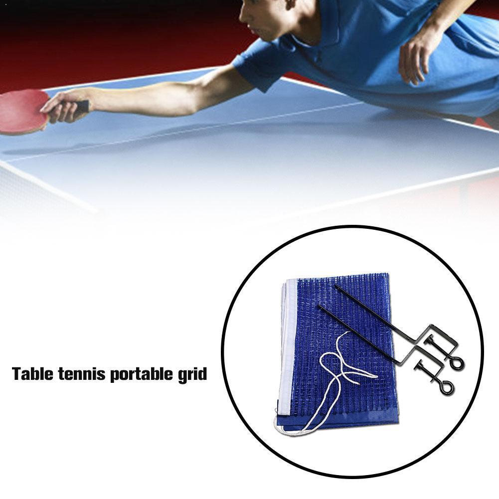 Portable Table Tennis Net Set Ping Pong Ball Fix Equipment Tennis Net Kit Tennis Table Accessories Training Table O3G9