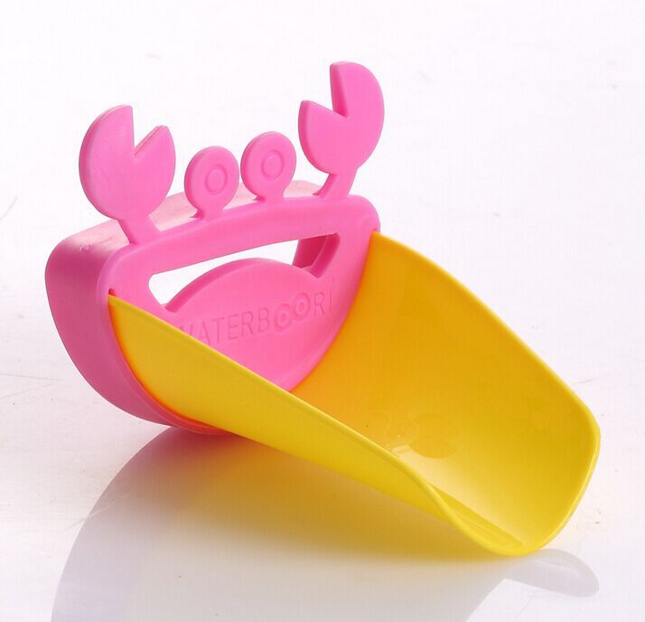 kids water tap Faucet Extender Water Saving Cartoon silicone Faucet Extension Tool Help Children Washing hand water tap extender: Green