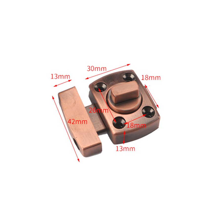 Left and Right Latches Door Buckles Sliding Doors Fitting Room Door Latch Door Buckle Wall Mounted Small Latches