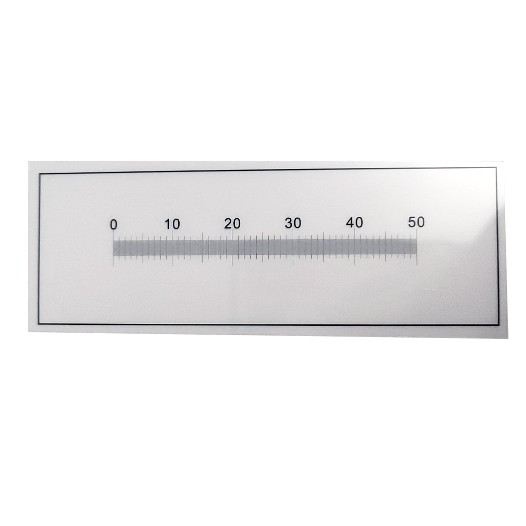 Microscope Objective lens Micrometer DIV 0.1mm Film Ruler Highly Transparent PET Calibration Measuring Card: Default Title