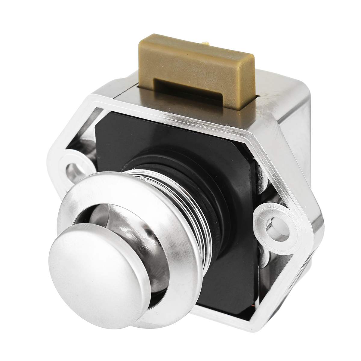 10pcs/set Car Push Lock Diameter 20mm RV Caravan Boat Motor Home Cabinet Drawer Latch Button Locks For Furniture Hardware