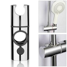 Replacement 25mm ABS Chrome Shower Rail Head Slider Holder Adjustable Bracket For Bathroom Shower set