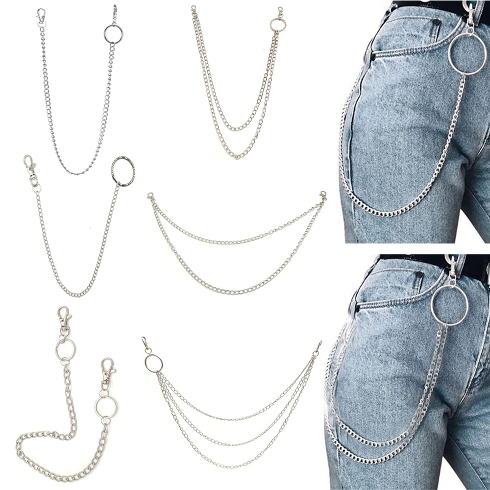 Stile Straße groß Ring Schlüssel Kette Felsen Punk Schlauch Hipster Schlüssel Ketten Schlauch Keychain HipHop Zubehör