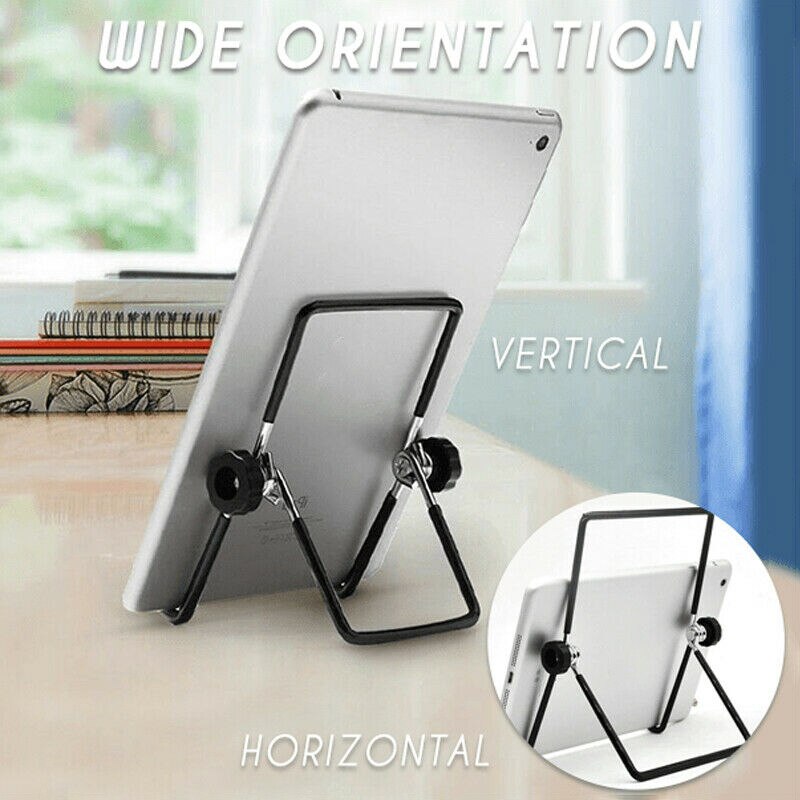 Portable Mini Mobile Phone Holder Foldable Desk Stand Holder Degrees Adjustable Universal For IPhone Andorid Phone: Small Size Black