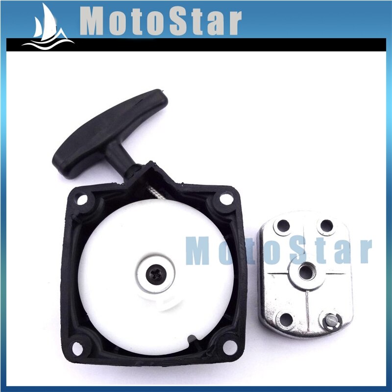 Pull Start Repeteerstarter + Claw Pawl Cog Voor 2 Takt 33cc 36cc 43cc 49cc Motor Benzine Gas Goped Stand up Scooter Gsmoon