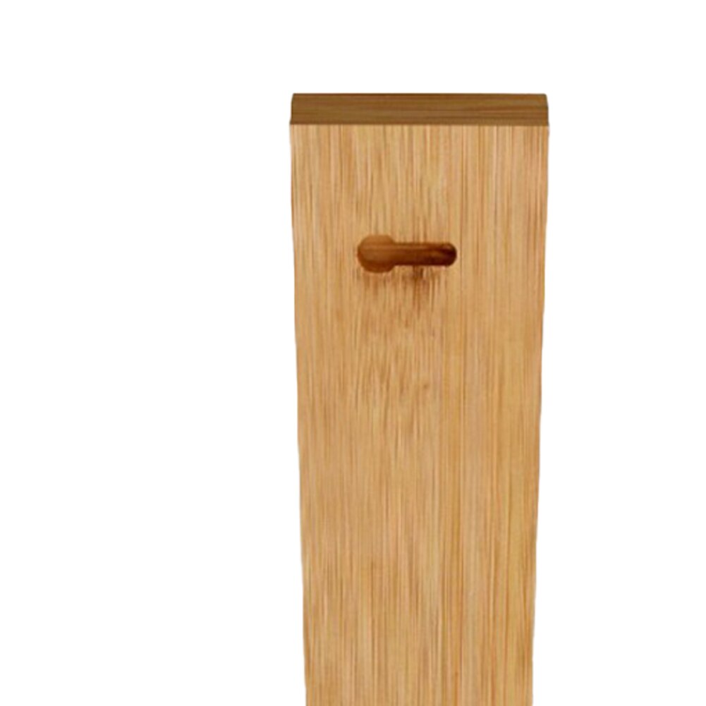 Natural Bamboo Wood Kitchen Tool Holder Wall Absorbs Water Mounted Suction Free Punch Storage Rack For Kitchen Utensils