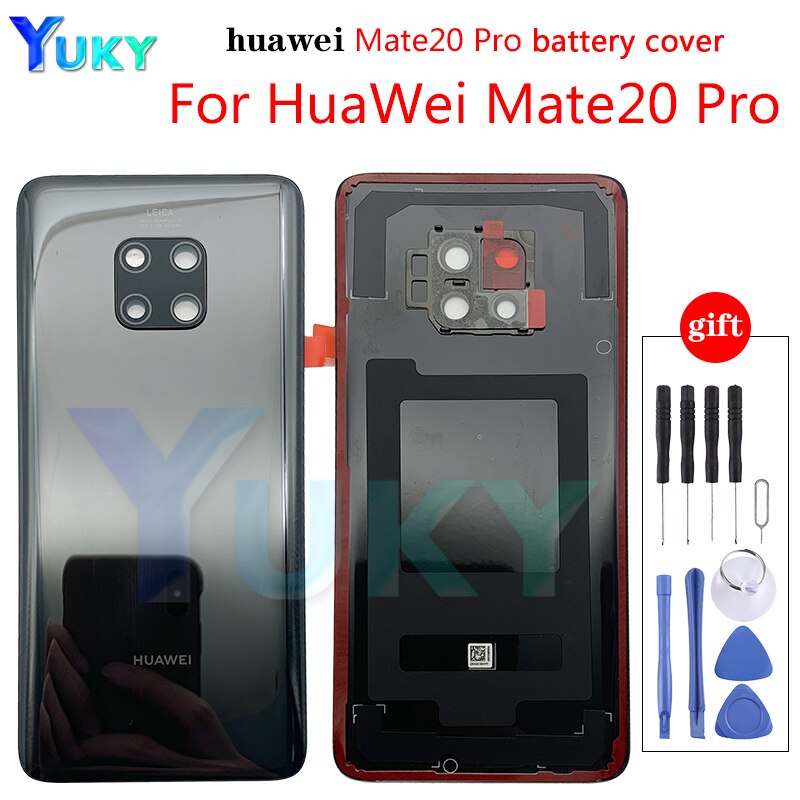 Originele Rear Terug Behuizing Deur Voor Huawei Mate 20 Pro Glas Batterij Cover Voor Mate20 Back Cover Behuizing Vervangende Onderdelen