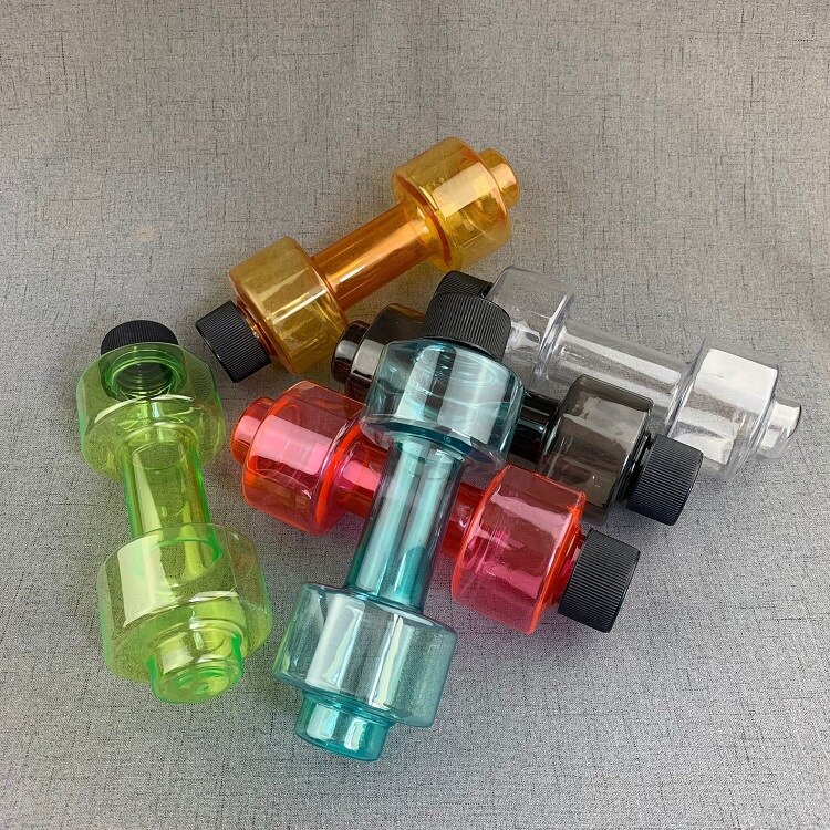 Mancuernas de agua de culturismo Unisex, pesas ajustables, botella de agua de 550ml, portátil a prueba de fugas, mancuerna de Fitness