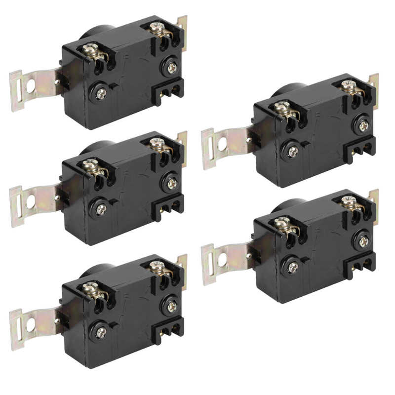 5Pcs American 3-Holes Plug Socket Gasoline Generator Accessory for 168f/188f 2/3/5/6.5KW 250V