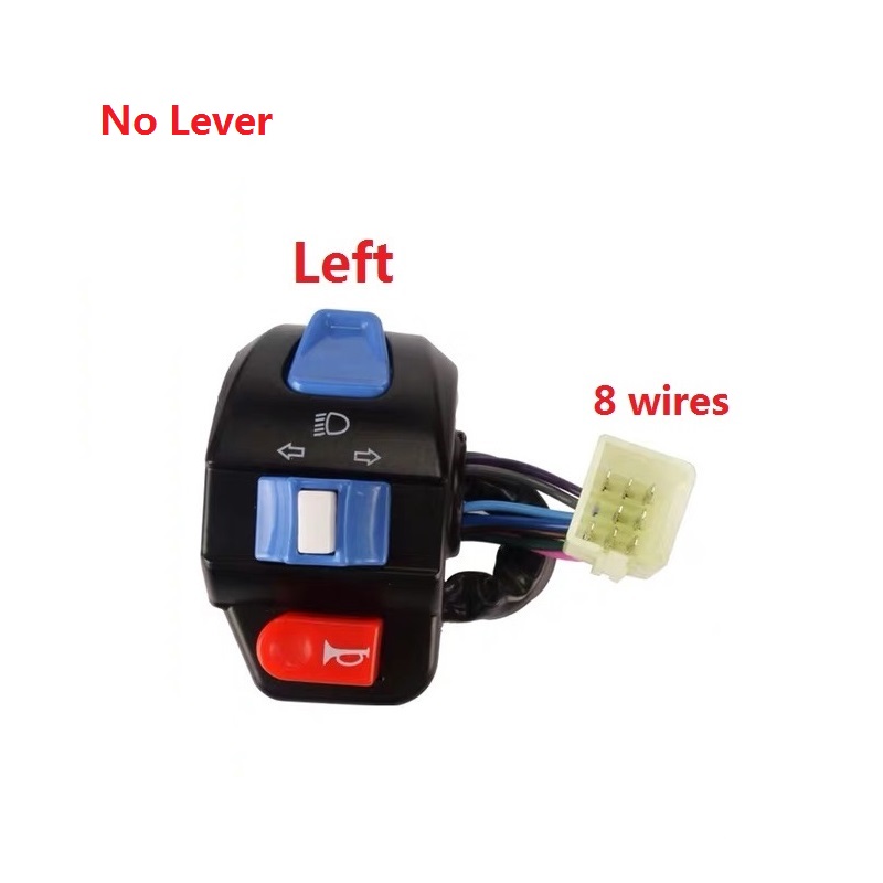 Motorcycle Scooter E-bike Left and Right Handlebar Control Switch Horn Turn Signal Waterproof For GY6 50CC 100CC 125CC 150CC