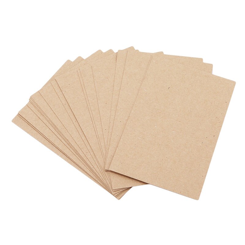 Retro 20 blätter Leere Gruß Karte Kraft Papier Postkarte Vintage Blank Postkarten DIY Hand Gemalt Graffiti Nachricht Karte