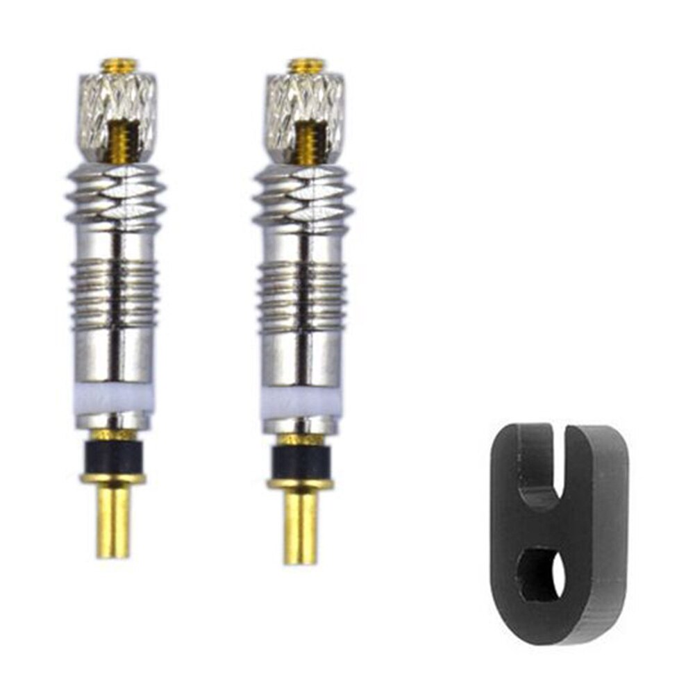 2/6/12Pcs Stuurpen Presta Stijl Ventiel Kern Vervanging Brass Presta Ventiel Cores Remover Voor weg Mountainbike Accessoires: 2Pcs