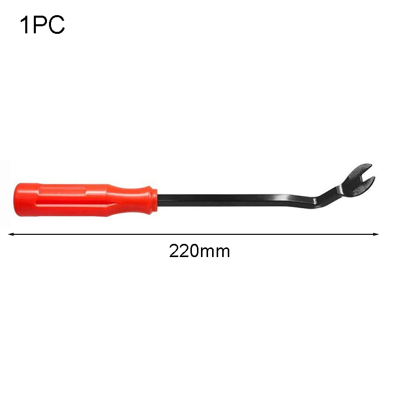 Herramienta de desmontaje de Audio para coche, kit de herramientas de extracción de embellecedor de Panel de Clip de puerta automática, palanca de barra de plástico, extractor de clavos para automóvil: red removal tool