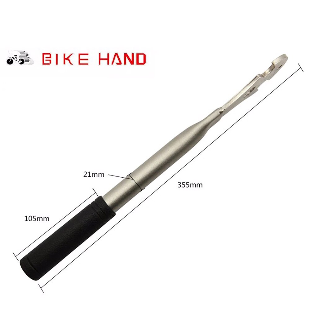 BIKEHAND YC-163L Bicycle Pedal Wrench Overhaul Install Spanner Bike Repair Service Tool Long Handle Extra Thickness 5mm Cycling