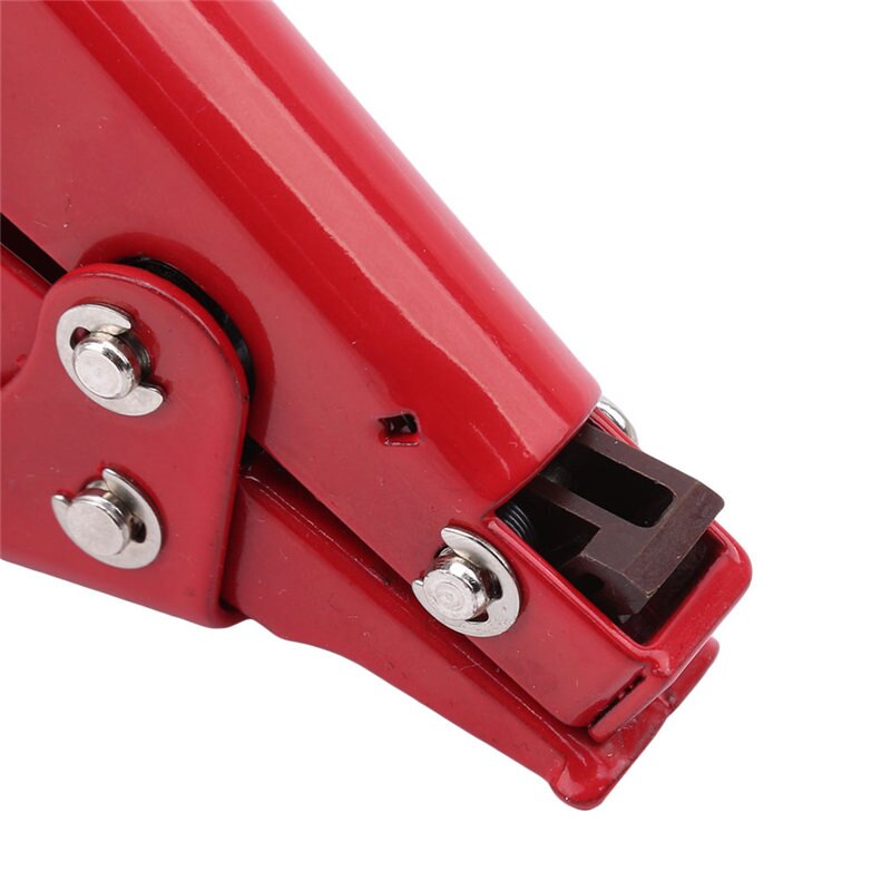 Rood 2.4-9.0mm kabelbinderpistool automatisch spangereedschap pistool nylon kabelbinderbalkpistool kabelbinders automatisch spanningsafsnijgereedschap
