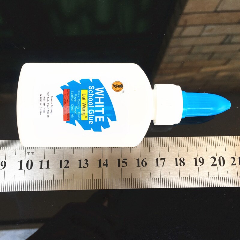 40ml superflytande vitt lim barn beröring papper hantverk gör-det-själv skola kontorsmaterial självhäftande företag pappersvaror butik tillbehör