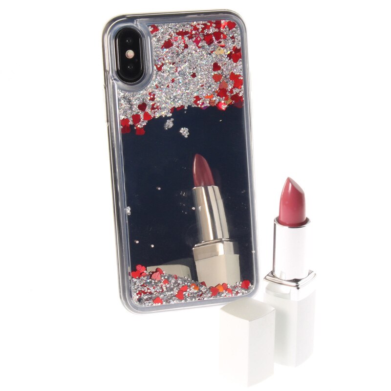 Di lusso 2 in 1 TPU + PC Bling di Scintillio Sabbie Mobili Liquido Sabbia Cassa Del silicone Del Telefono Della Copertura Borsette Coque Fonda per LG G6