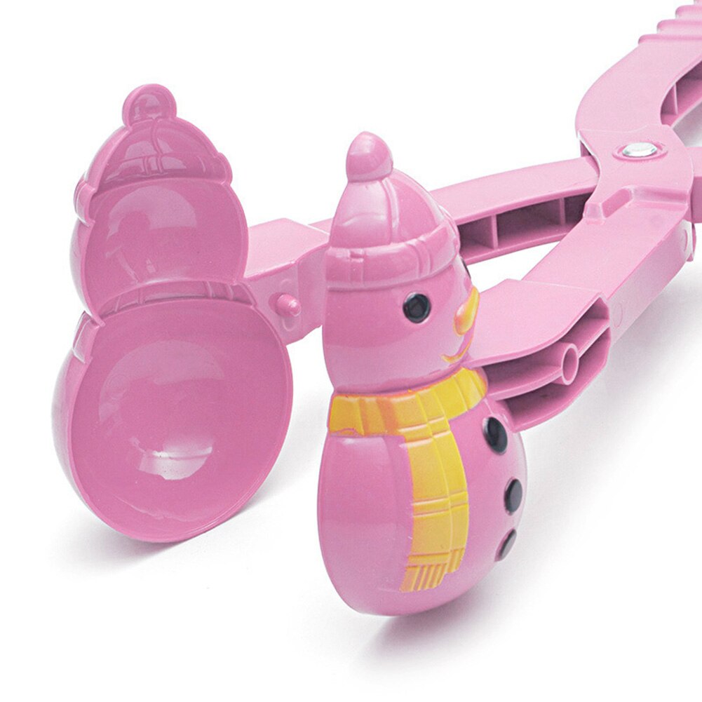 5pcs Cute Snowman Snowball Clip Winter Outdoor Toys Antifreeze Snowball Toy Snowman Model Snowball Clip Color Random