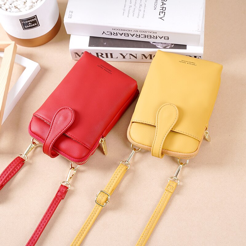 Multifunctionele damesportemonnee telefoonhoesje all-match draagbare portemonnee voor kleingeld multifunctionele portemonnee