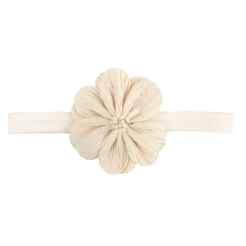 Baby Wellenförmige Falten Stirnband freundlicher Stirnband Neugeborenen Bogen Bandana Kind Foto Haar Zubehör Requisiten freundlicher Kopf Blume: 10