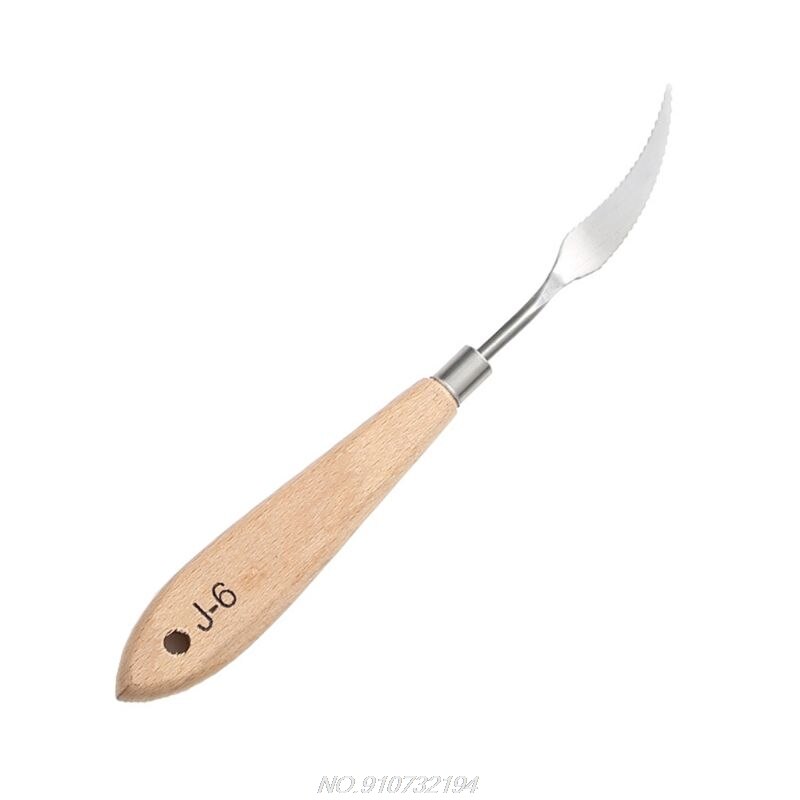 10pcs Stainless Steel Palette Scraper Paint Knives Blade for Artist Oil Acrylic Painting N25 20