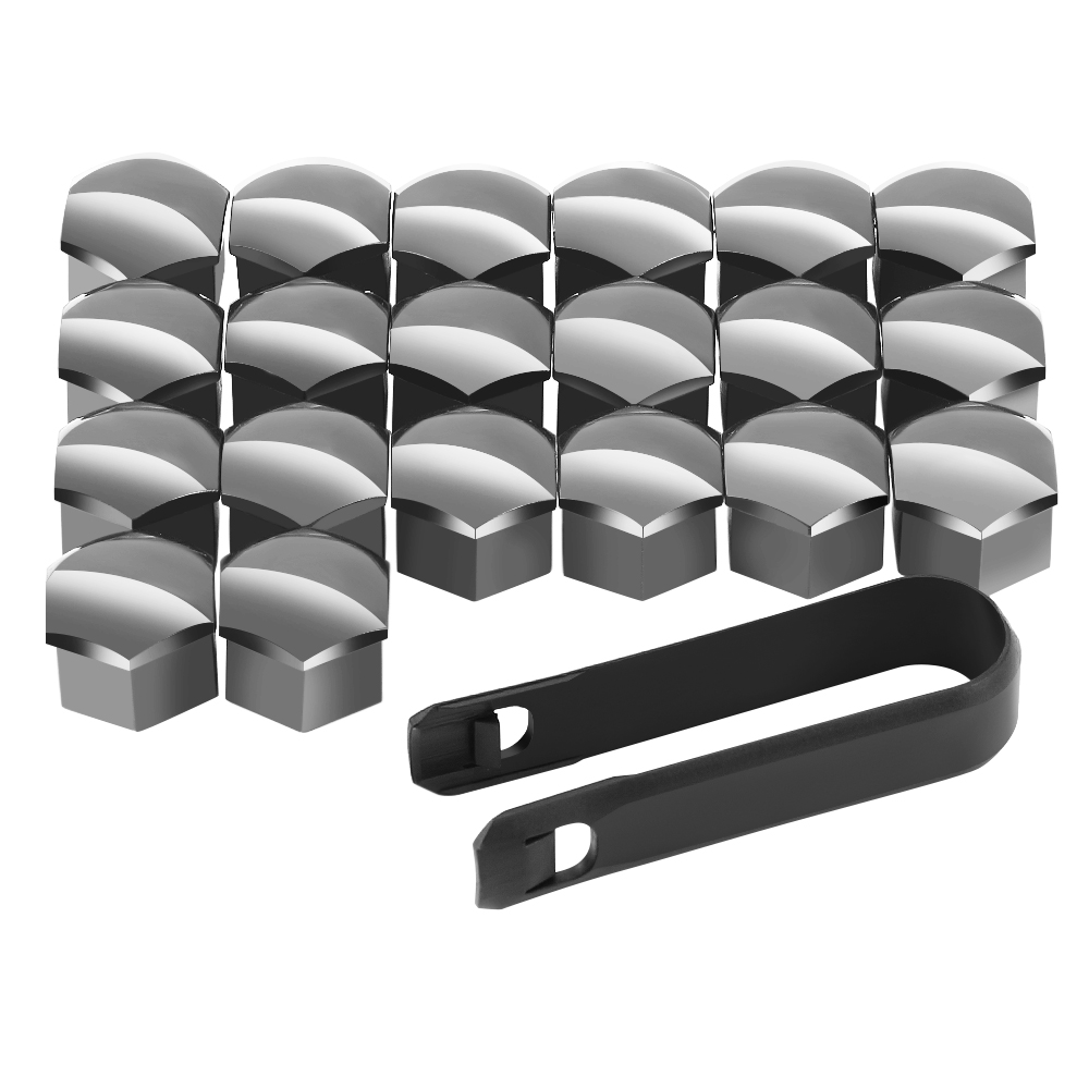 17mm Car Wheel Nut Caps Protection Covers For Mini Cooper R56 R57 R58 R50 R53 F55 F56 Jaguar: GRAY