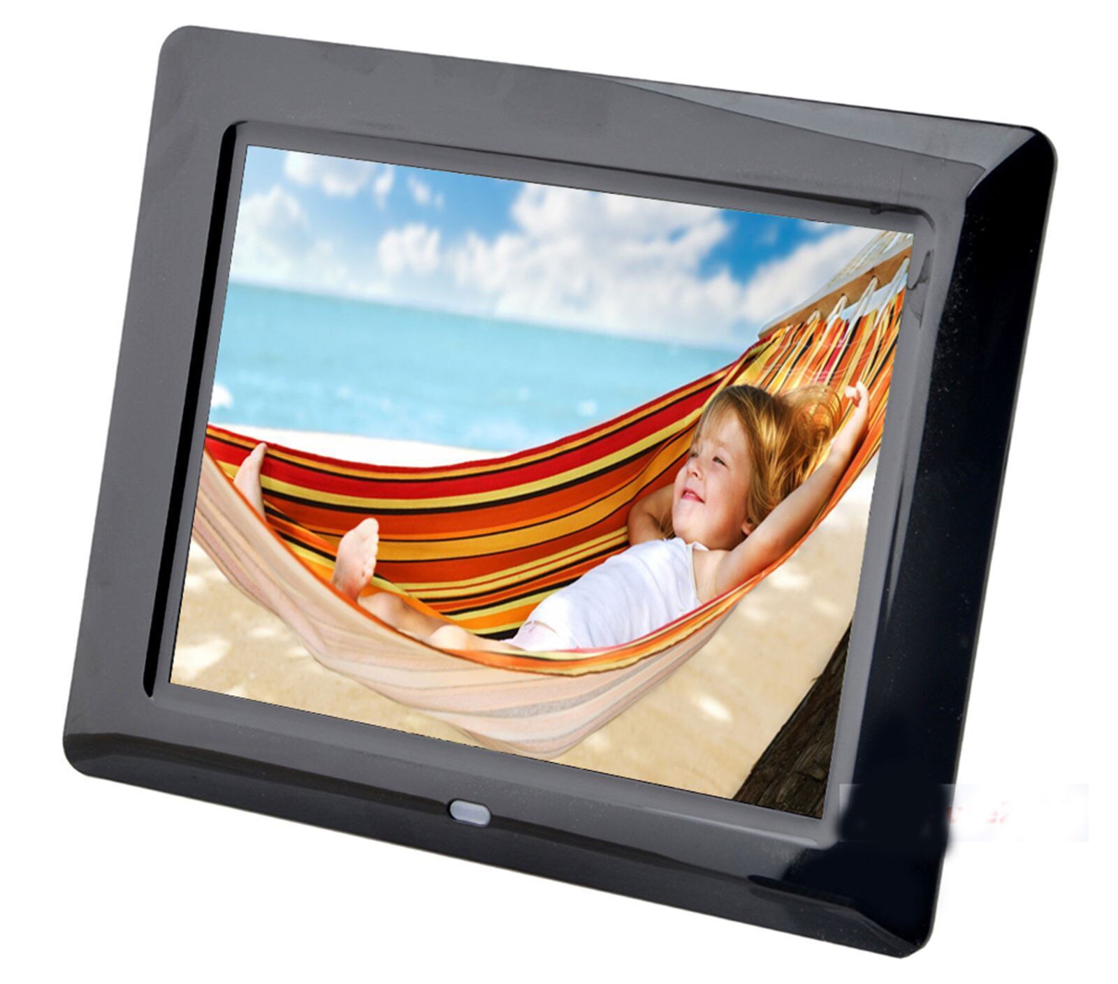 , Neue 8 zoll LCD TFT Multifunktions Bild Digitaler Foto Rahmen mit MP3/MP4 Spieler: schwarz / AU Stecker