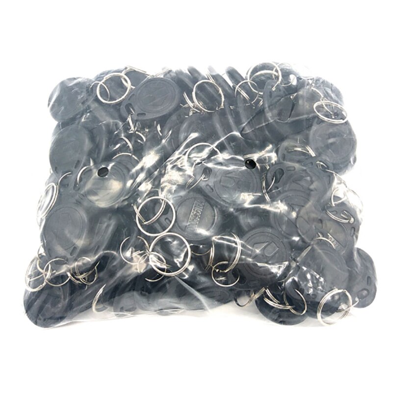 50pcs 125KHz RFID Tags EM ID keyfobs RFID Tag Key Ring Card Proximity Token Badge