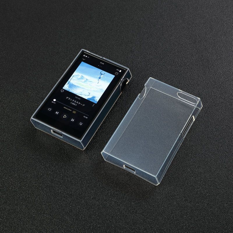 Weiche, transparente TPU-Hülle für SHANLING M5 Ultra M5U mit gehärtetem Glas