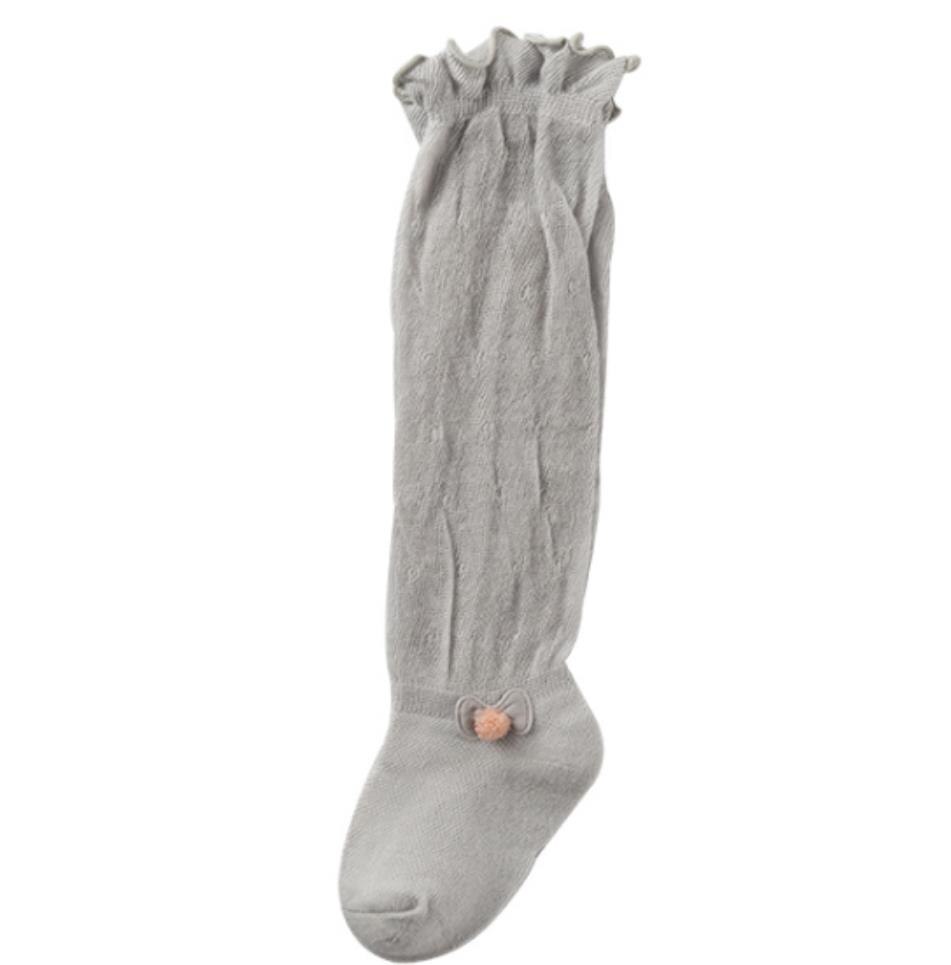 1-3y småbørn baby piger benvarmere leggings 2020 sommer søde søde solide åndbare blonder strømper til spædbørn 1 stk: C / 2-3y