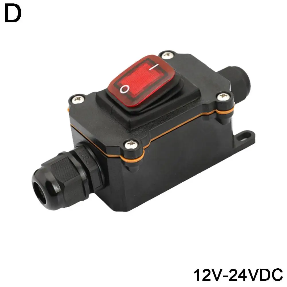 1pcs Waterproof switch ship type switch 220V/24V/16A/30ARain proof outside the electrical roomAmpere box Second gear IP65: green