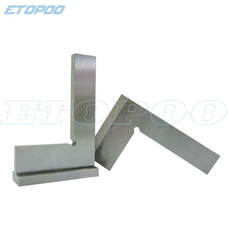1pcs 90 degree Carbon steel Flat Edge Square With Wide Base Industrial Wide Base Square Gauge Tools